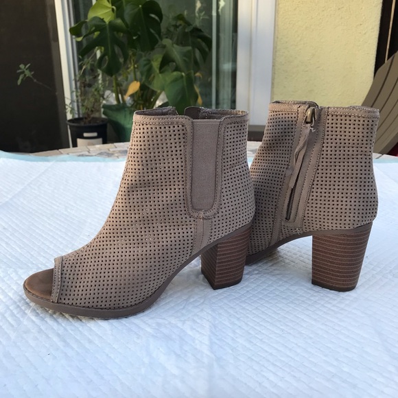 Shoes - Maurices Open Toe Block Heel Boot